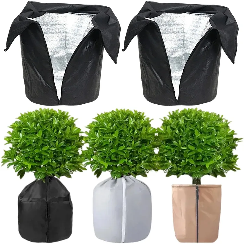 Oxford Cloth Winter Anti-Frost Plant Protection Bag Warm Cold Resistant Protective Cover For Outdoor Garden Shrubs Fruit Trees P