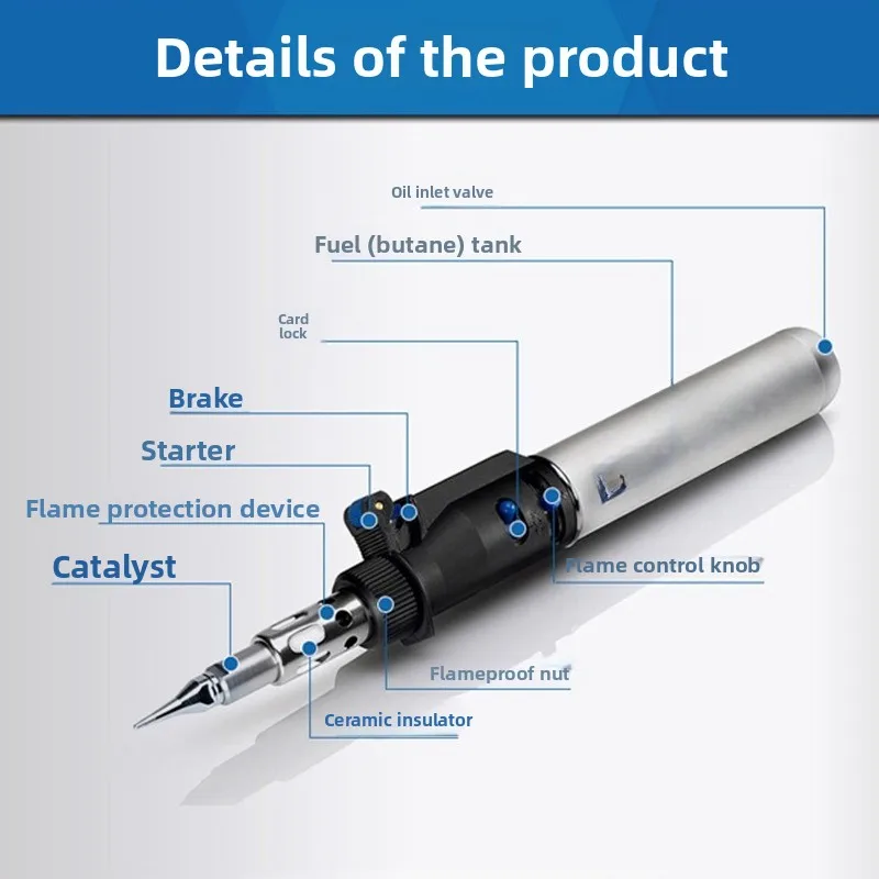 Multifunctional Gas Soldering Iron 2000-6 Multifunctional Gas Blowtorch 2200-5 Electric Soldering Iron