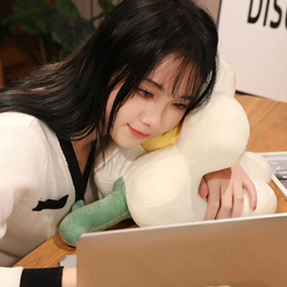 على الوجهين وسادة تدفئة محمول سوبر لينة الدفء زهرة مكتب قيلولة وسادة اليد عقد أفخم و الجليد زهرة الحرير وسادة دمية محشوة