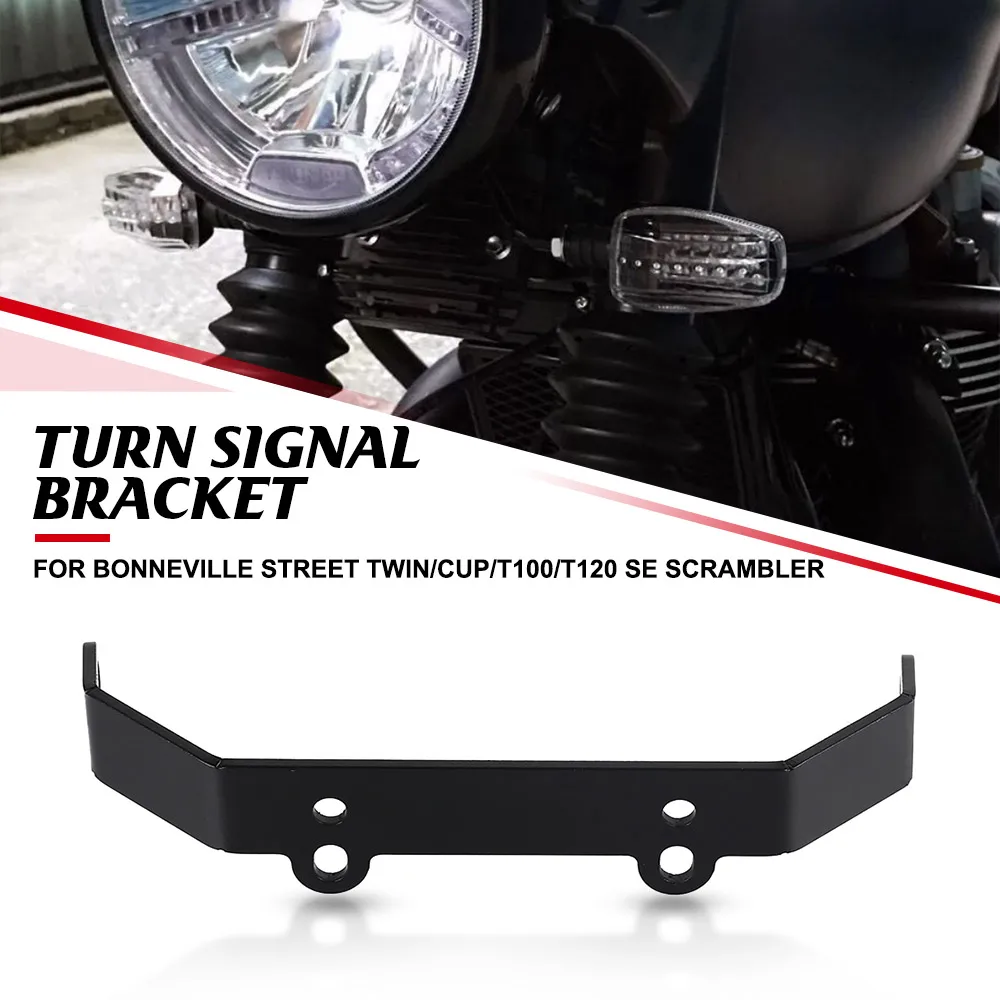 For Bonneville Street Twin/Cup/T100/T120 SE Scrambler Auxiliary Bracket Fog Light Led Bracket Auxiliary Lights Holder Support