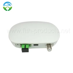 Mini receptor FTTH de nodo óptico CATV, convertidor de fibra óptica CATV, HY-21-RG81