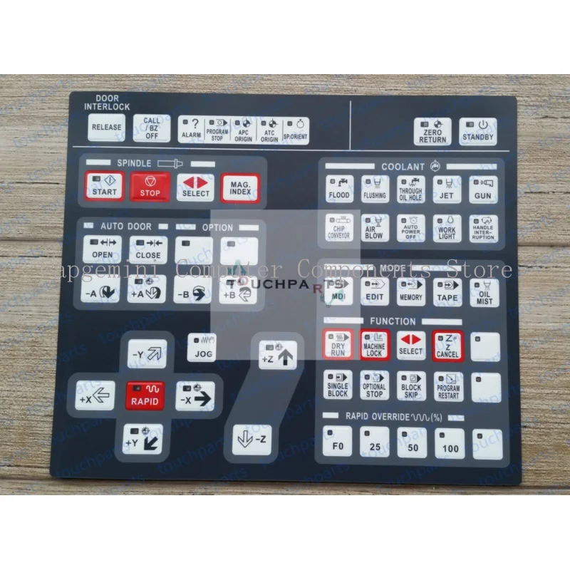 HYUNDAI KIA Vertical Machining Center Operating Membrane Overlay VX-400 VX-500