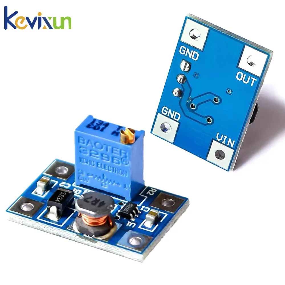 

10pcs DC-DC SX1308 Step-UP Adjustable Power Supply Module DC DC Step Up Boost Converter Adjust Power Supply 2-24V to 2-28V 2A