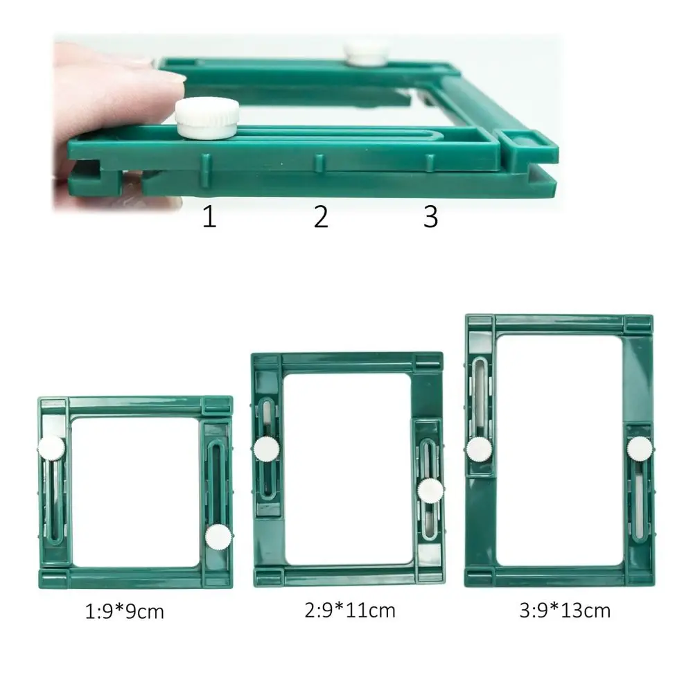 Square Plastic Manual Tassel Maker Ajustable Tassel Tool Hand-knitting DIY Handmade