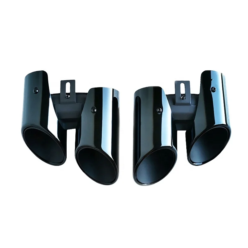 

For Porsche Panamera Exhaust Pipe 971 Stainless Steel 304 Tail Throat Refit Upgrade GTS Style Throat Appearance Kit 2016-2023
