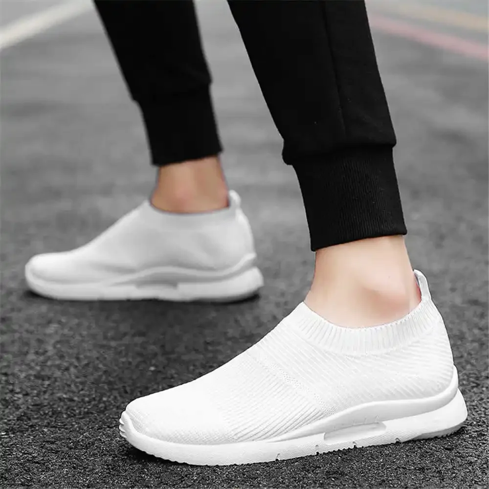 Without Heel Knit Black Men Sneakers Casual Shoes For Mens Tenis 46 Sport Luxus Different Deals Classical Hand Made