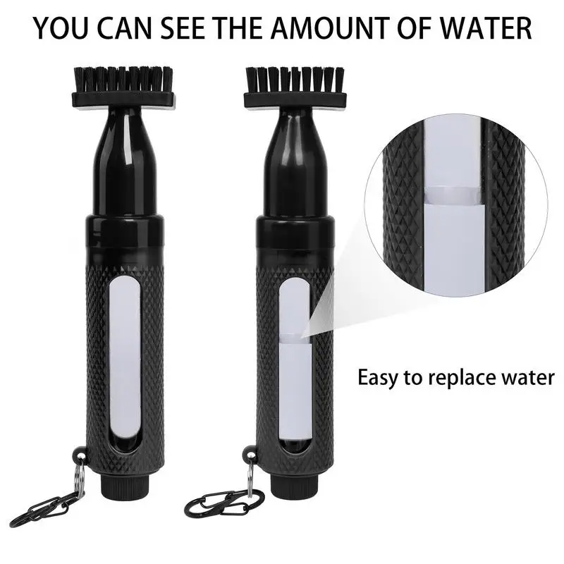 مجموعة أدوات تنظيف الأخدود لفرشاة نادي الجولف، فرشاة تنظيف أخدود الجولف، منظف مضرب الجولف، ملحقات الجولف