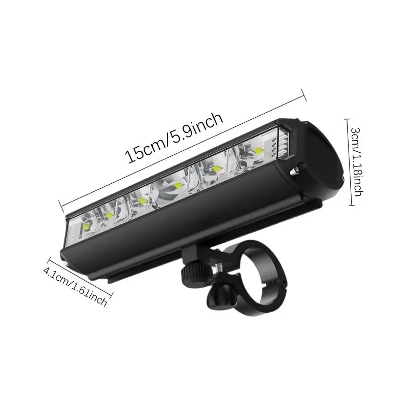 Bicycle Headlight LED Front Bicycle Light With 4000mAh Battery 1850 Lumen LED Powerful Front Headlight Waterproof Safety Light