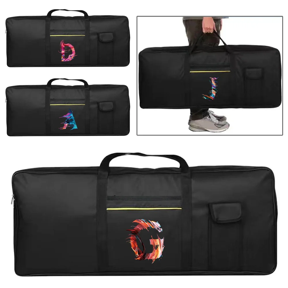 Electronic Organ Bag Durable Double Zipper Nylon Handbags Paint Series Musical Instrument Dustproof Protection Bags