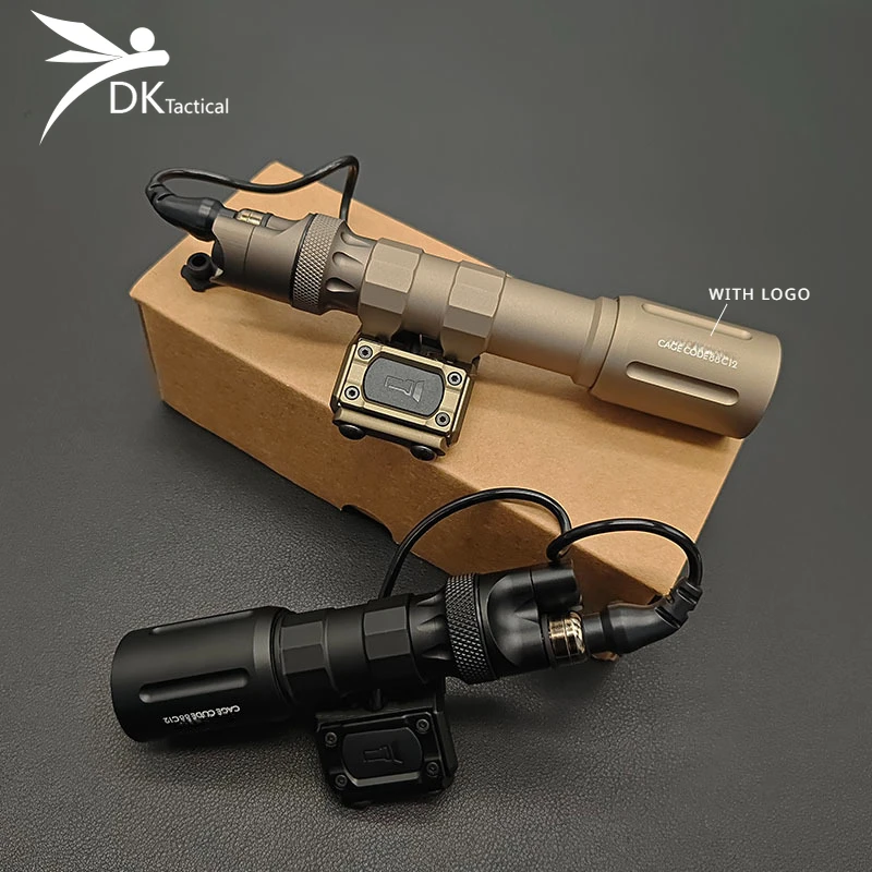 Sotac Tactical Flashlight V2 Flashlight High Lumen 1300lm Metal LED Weapon Lamp Airsoft Hunting Torch Scout Light Metal