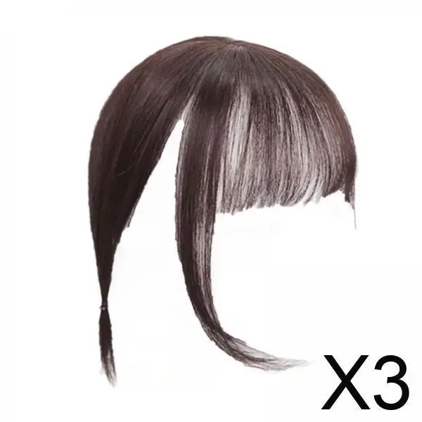 

3x Chic Fringe Hairpiece for Women - Trendy Bangs Extension