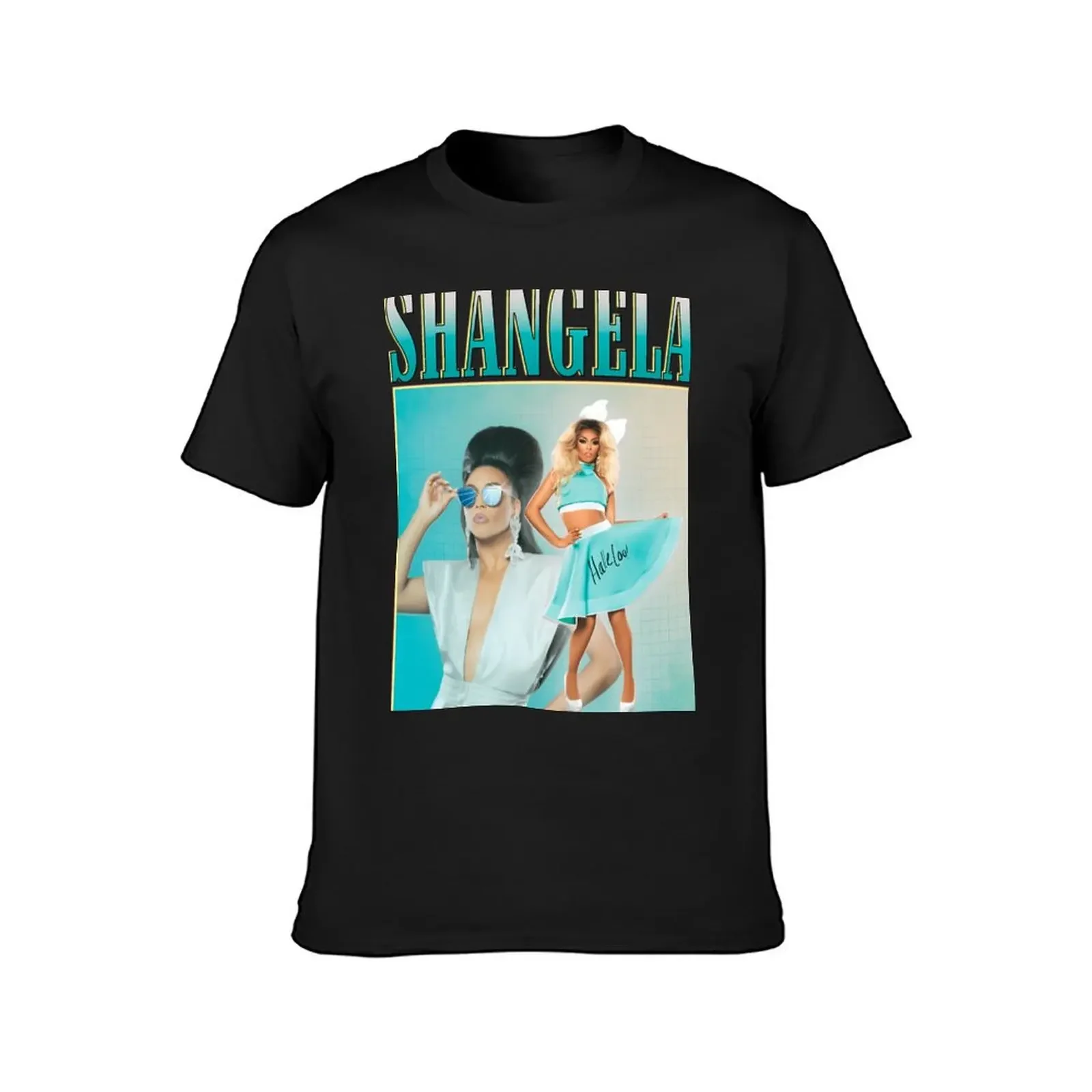 Shangela vintage retro T-Shirt plus size clothes anime stuff mens clothing