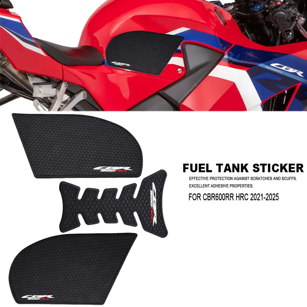 

CBR600 RR Motorcycle Tank Traction Pad Anti-Slip Sticker Gas Knee Grip Protector For Honda CBR600RR HRC 2021 2022 2023 2024