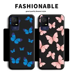 For TCL 408 406 405 403 Case Soft Silicone TPU Panda Flower Butterfly Couple Boys Girls Phone Case For TCL 40 SE 40R Back Cover