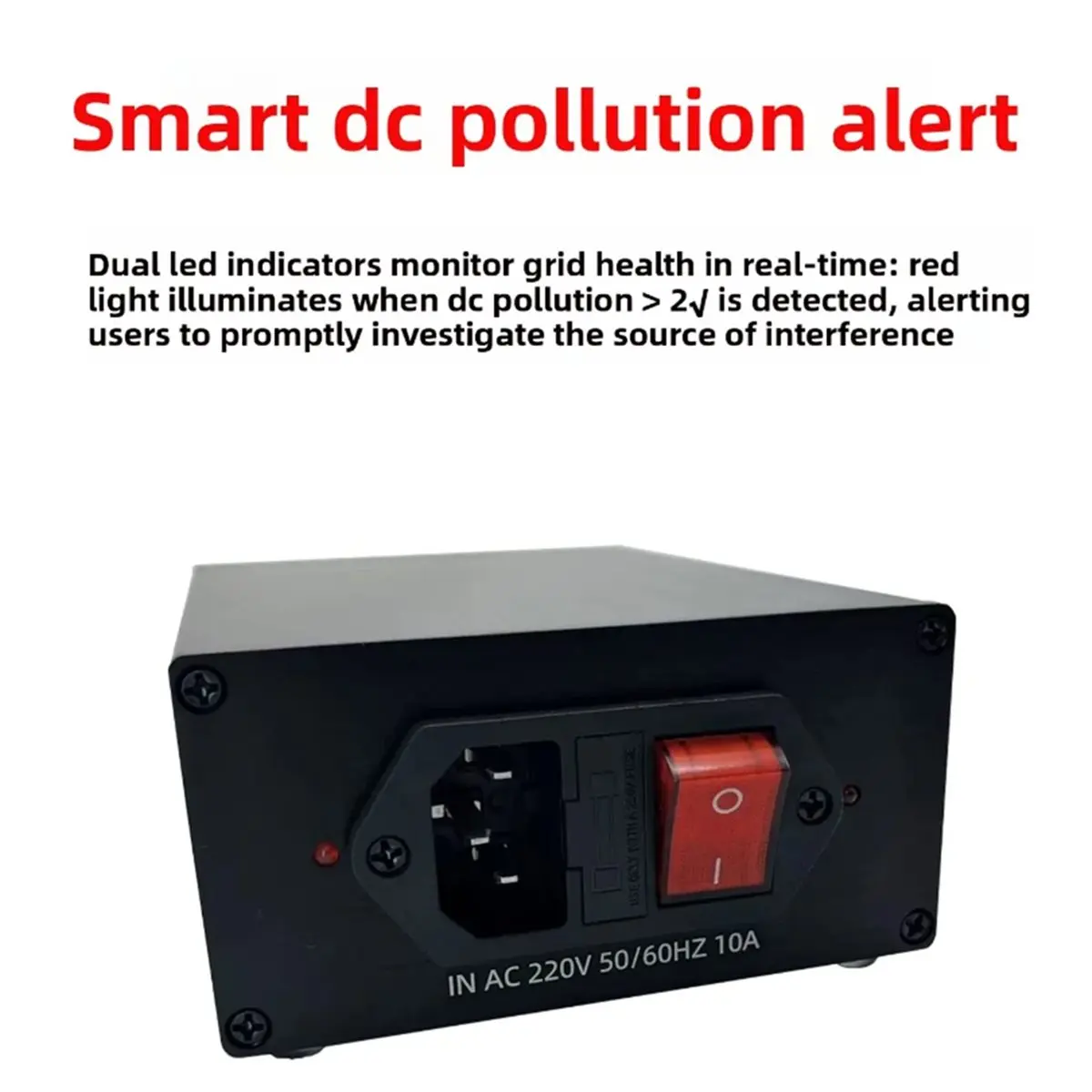 

New Power Purification Guard DC Isolator Filter Low Noise Eliminator DC Eliminator Ring Humming Noise 2000W US-PLUG