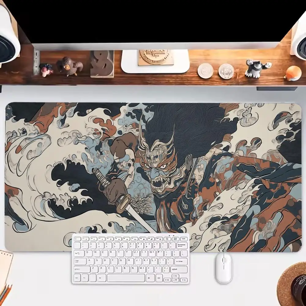 Extra large stain-resistant thickened edge-locking office anti-slip desk pad keyboard pad gaming mouse pad