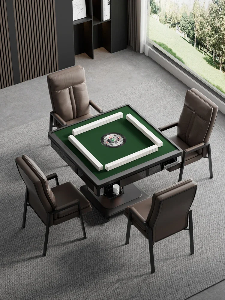 Power-driven Dining Table Fold Low Volume Storage Drawer Mahjong Table Automatic Shuffling Mesas De Comedor Home Furniture