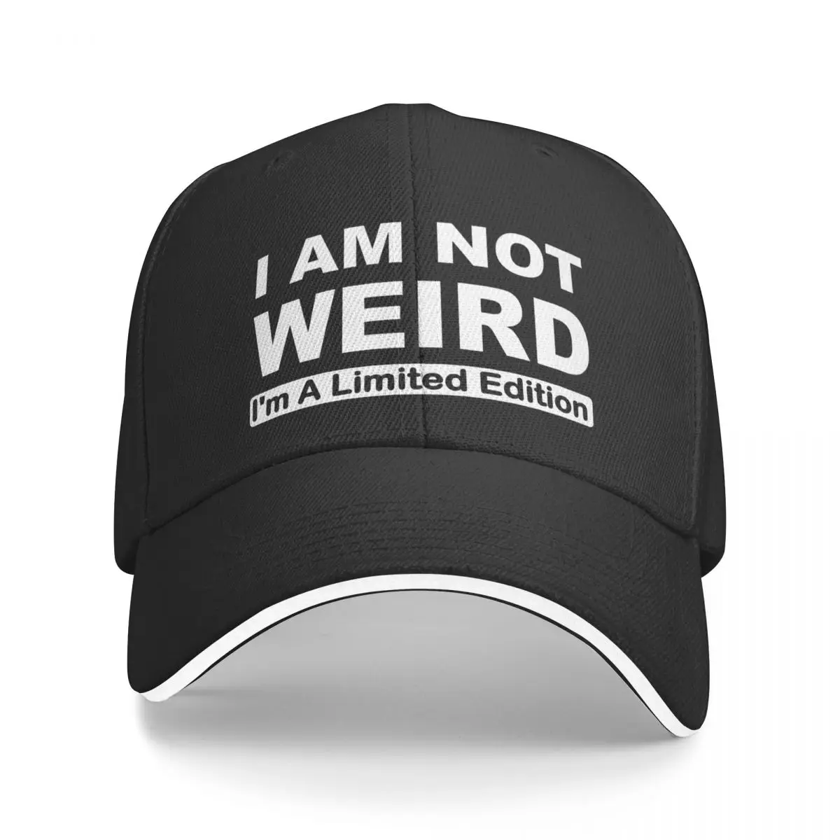 I am not weird I'm a limited edition Baseball Cap Hood Snapback Cap Golf Hat Fishing cap Luxury Woman Men's