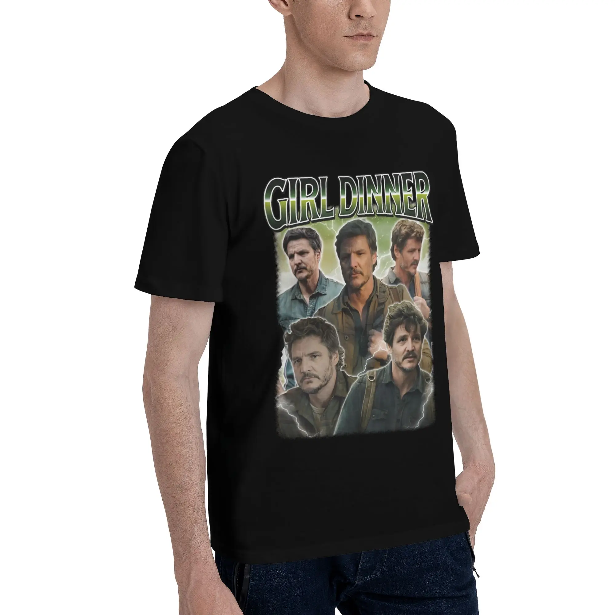 بيدرو باسكال خمر Bootleg تي شيرت الرجال النساء قصيرة الأكمام تي شيرت الصيف الجرافيك المحملة القمم 100% القطن سليم صالح الملابس