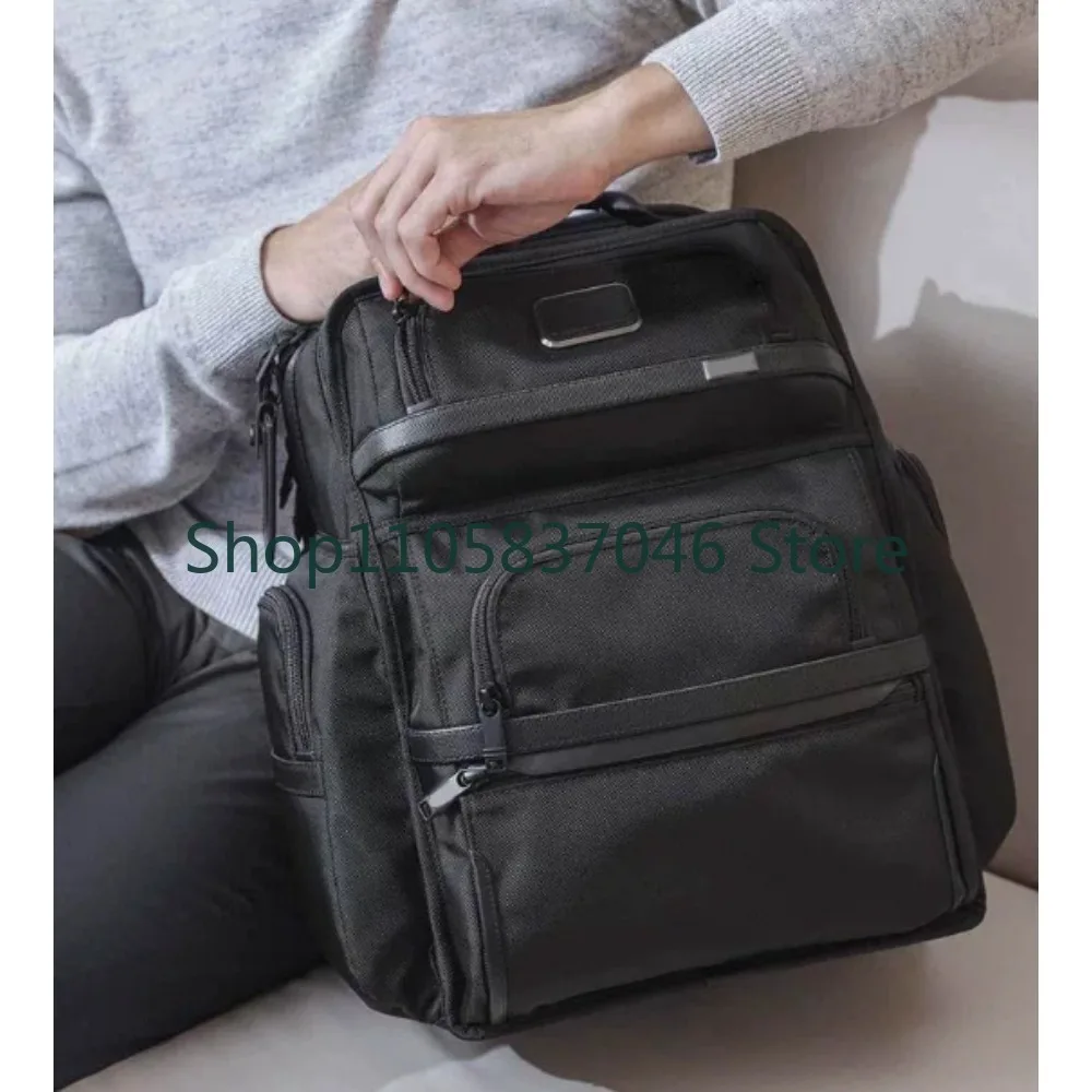 Men's large capacity backpack, fashionable and casual multifunctional computer bag, travel