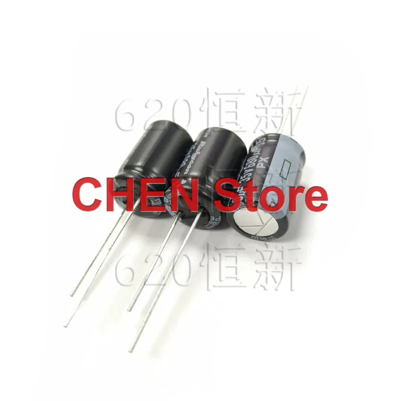 

20pcs/50pcs Rubycon PX 680UF 35V 10X16mm electrolytic capacitor of Japan 105 degrees 35V680UF 1000-2000 hours 35PX680M