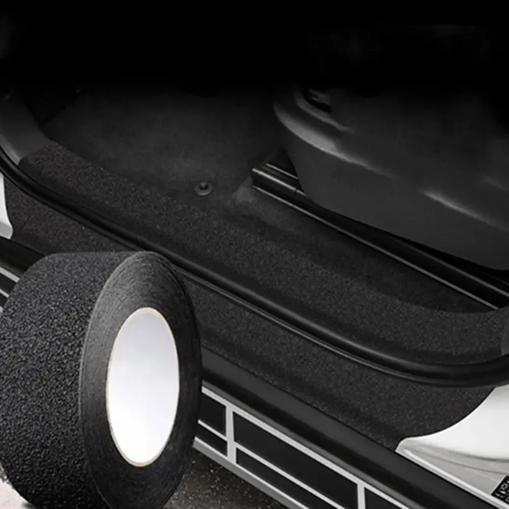 

PEVA Car Door Sill Protective Tape Anti Slip Black Panel Step Protector Sticker Waterproof Anti Scratch Car Threshold Strip