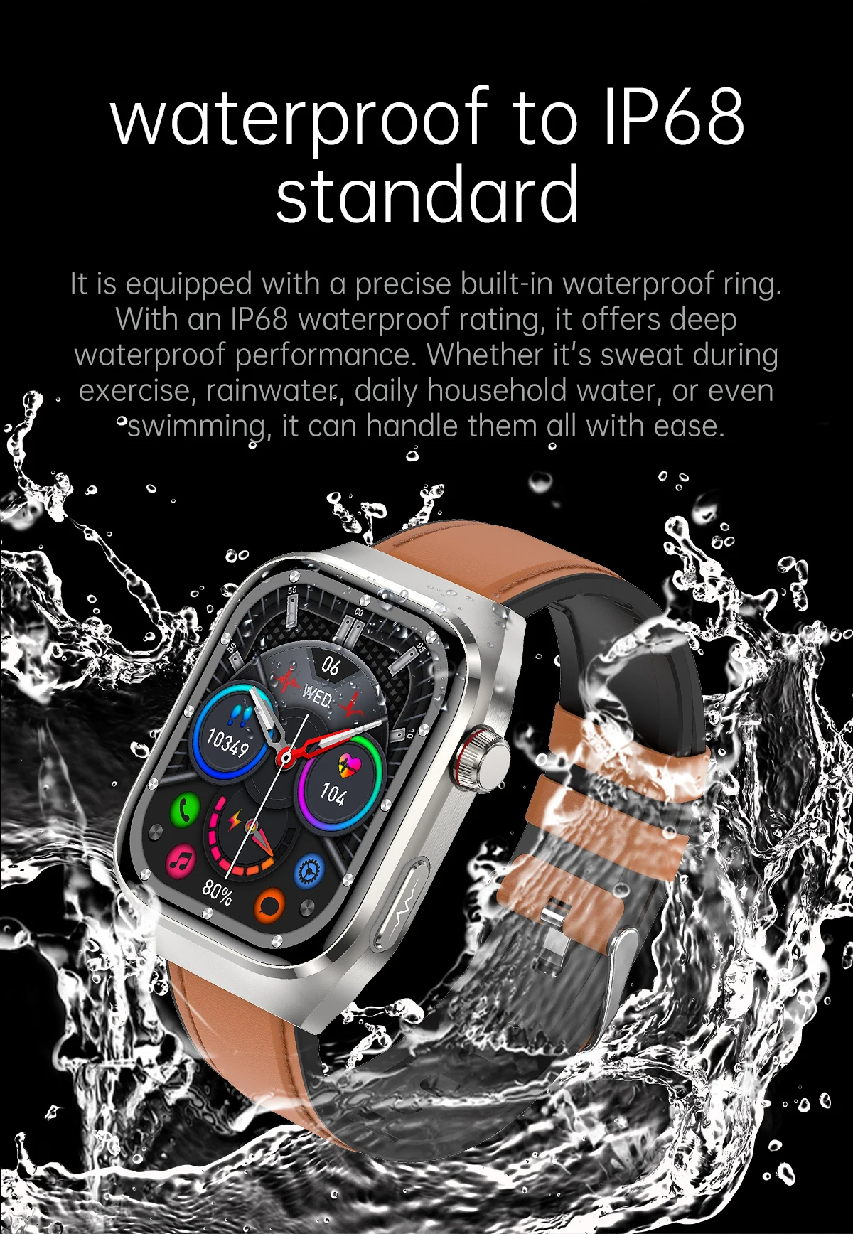 Marsyu Herren EKG+PPG Fünf-Organen-Gesundheitsdiagnose Smartwatch Harnsäure Blutfette Blutdruck Temperatur Herzfrequenz Smartwatches – Detail 22