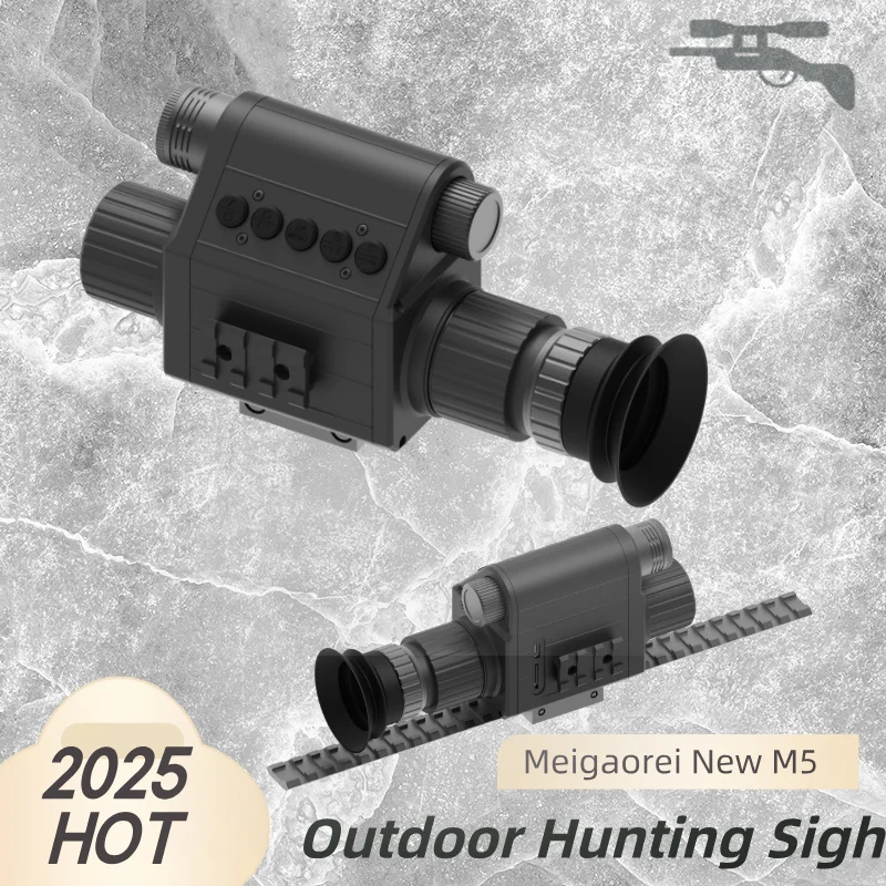 

Meigaorei M5 1080P Tactical Scope – 400M Visibility Range, Infrared NV, Premium Hunting Gear