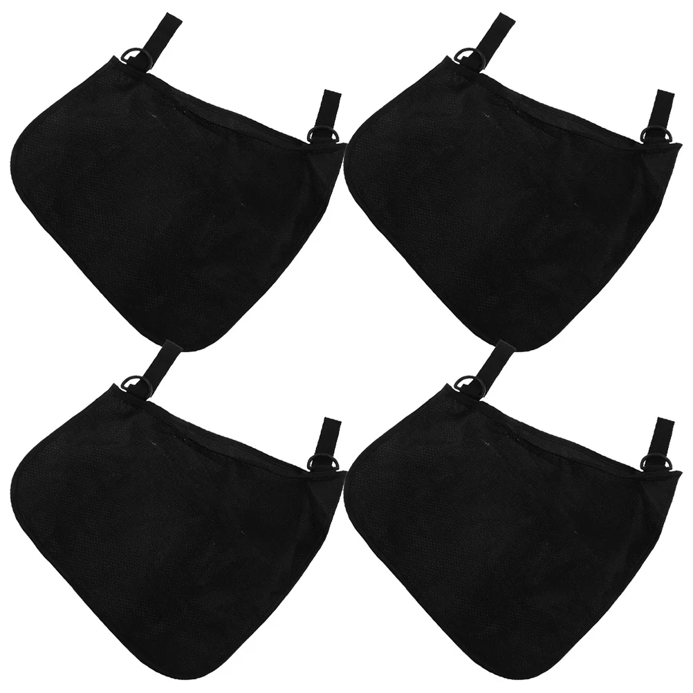 

4Pcs Baby Stroller Hanging Mesh Bags Portable Storage Organizer Side Sling for Diapers Milk Bottle Travel Convenience