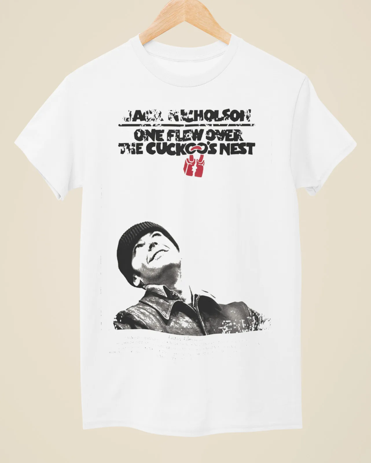 One Flew Over the Cuckoos Nest  Movie Poster Inspired Unisex White TShirt