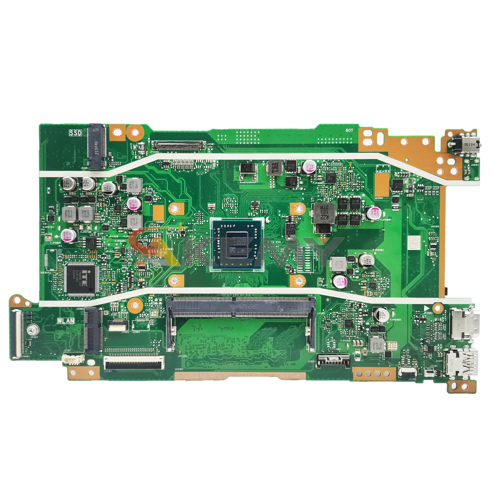 Imagem -04 - Placa Principal X409ba para Laptop Asus Vivobook X409b M409ba X509b X509b X509ba M509b Placa-mãe com A6-9225 A4-9125 A9-9425 Cpu 4g 8g-ram