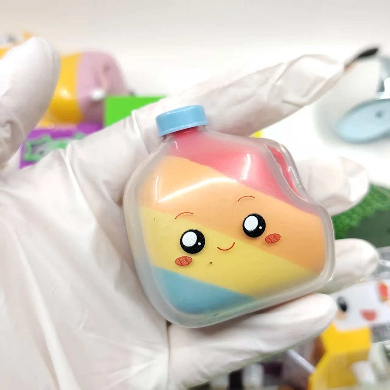 1 قطعة Lankybox الأصلي الشكل 6-8 سنتيمتر مجموعة جميلة أرقام اللعب نادر الذهب روبوت الاطفال الفتيات أفضل هدايا عيد الميلاد