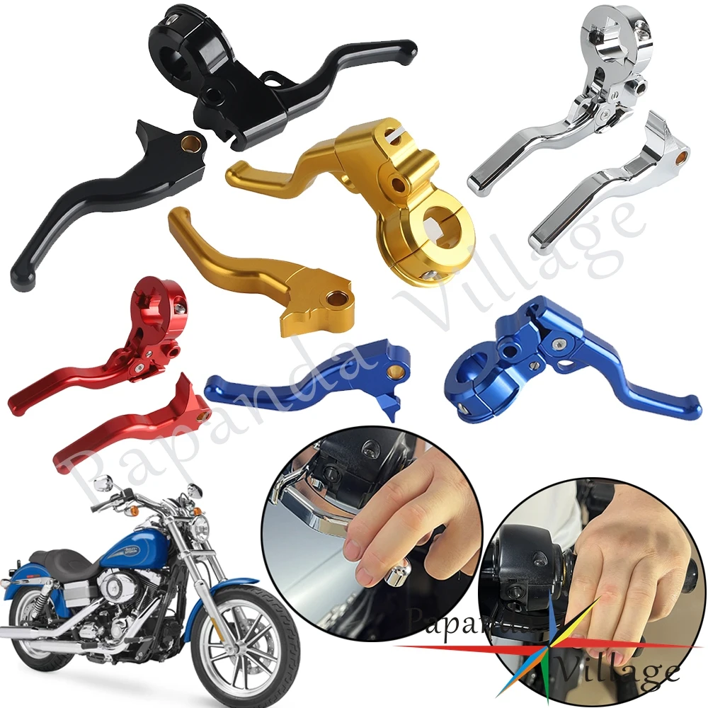 

CNC Motorcycle Easier Pull Clutch Lever Brake Levers Handle Levers For Harley Softail Blackline FXS Breakout FXSB 2011-2014 2012