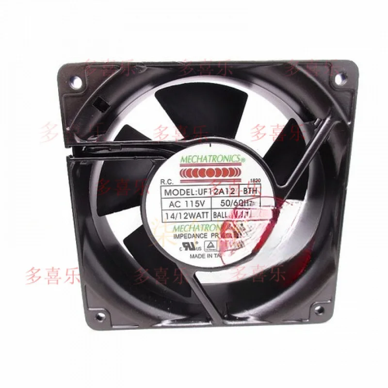 

EE для MECHATRONICS UF12A12 BTH AC115V 14/12W 12038 Охлаждающий вентилятор с алюминиевой рамой
