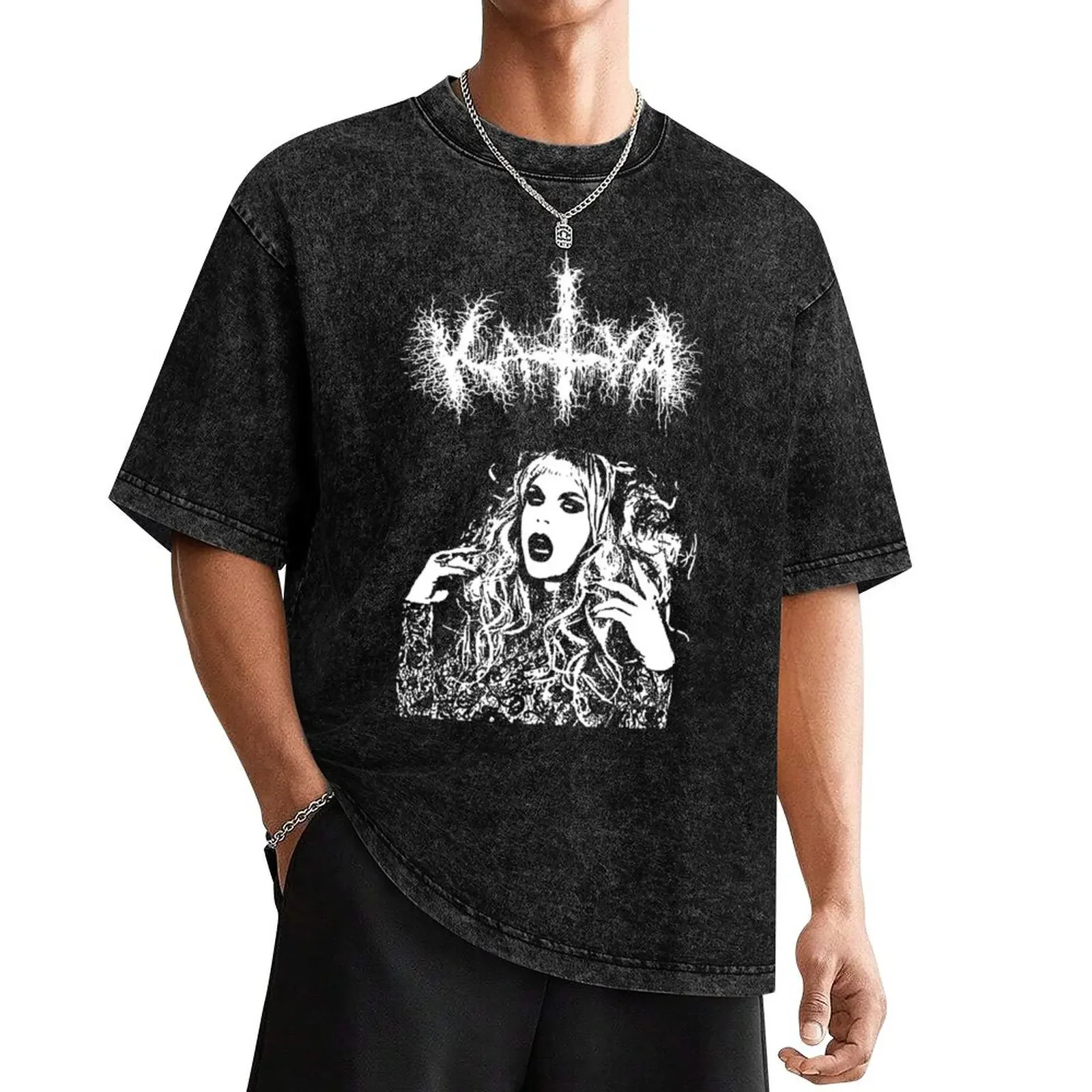 

Katya Zamolodchikova Merch Black Metal T-Shirt boys whites designer shirts funny t shirts for men