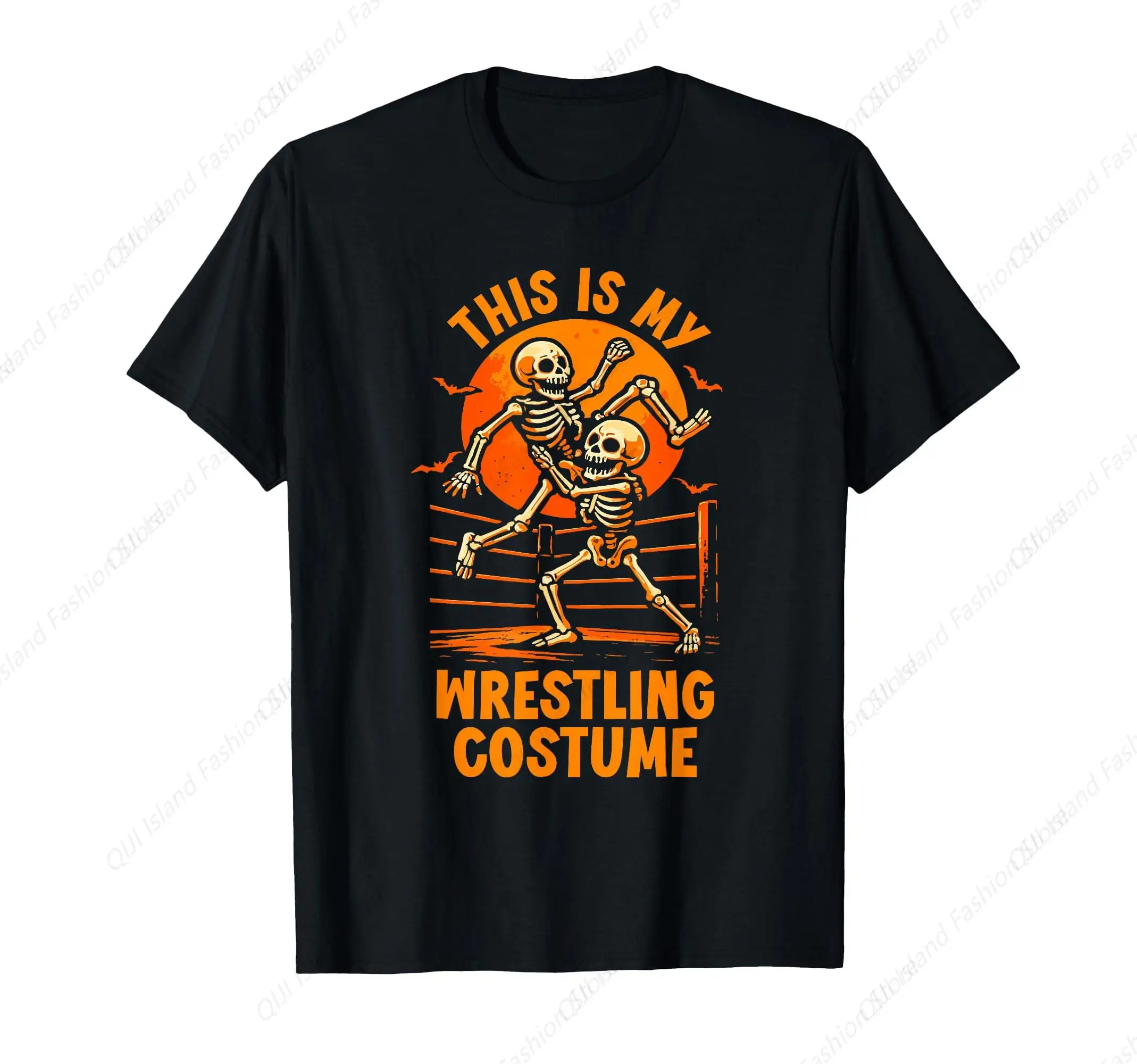 

This is My Wrestling Costume Halloween Skeleton T-Shirt
