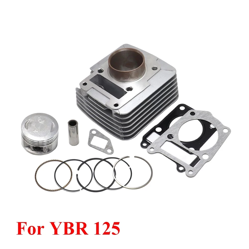 Motorycle Cylinder Kit Piston Ring Gasket Complete for Jianshe Yamaha YBR125 JYM125 XTZ125 Engine Parts