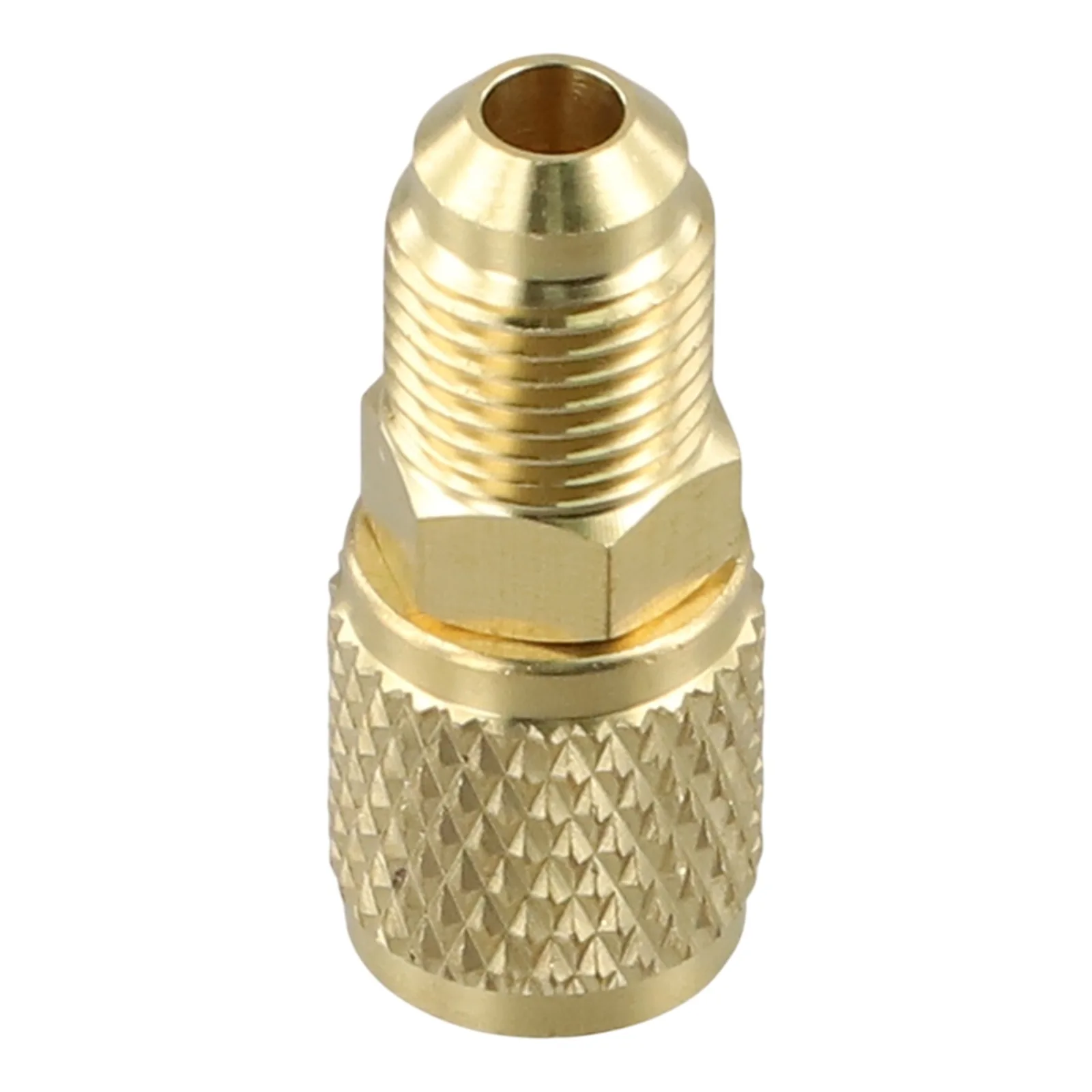 Adaptor Kuningan Male 5/16 X F1/4 SAE Coupler Untuk AC S R32 R410a Sistem Pendingin Selang Pompa Vakum Aksesoris