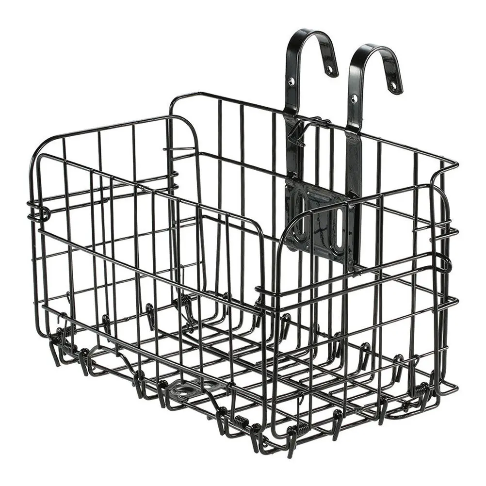 

Front Bicycle Basket Metal Wire Detachable Bike Basket for Handlebar Cycling Convenient Storage Bike Baskets for