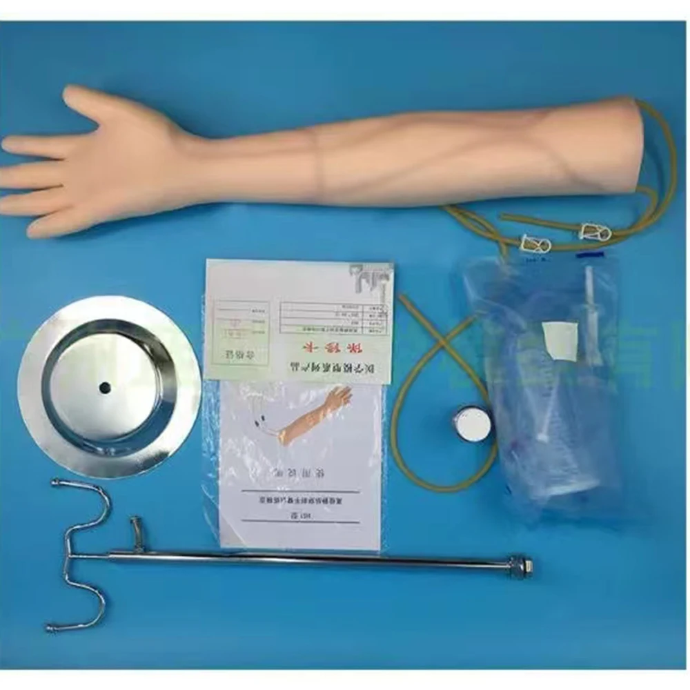 Life Size Anatomical Phlebotomy Venipuncture Practice Arm Anatomy Injection Practice Simulator Nurse Training Kit