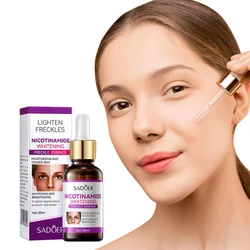 SADOER Niacinamide Serum Whitening Spot Removal Moisturizing Brightening Smooth Face Essence Skin Care