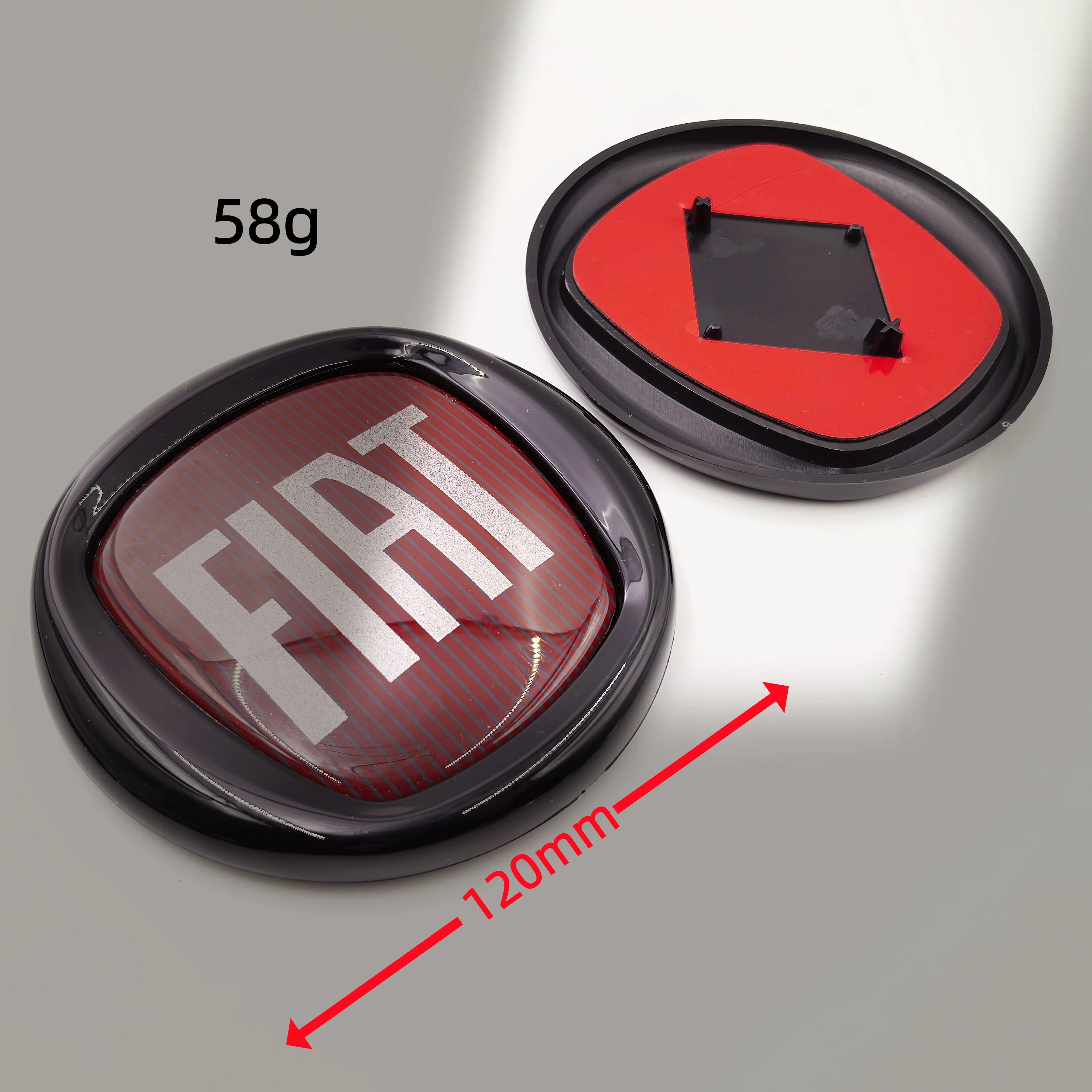 8,5/9,5/10/12 cm 85/95/100/120 mm Auto-Emblem für FIAT Autohaube vorne hinten Abzeichen 2/3/4-Pin-Emblem