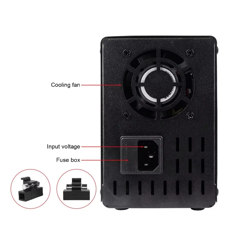 파워 R-SPS605 60V 5A 블랙 무광 텍스처 DC 스위칭 전원 공급 장치 디지털 조절 가능 전원 USB 인터페이스