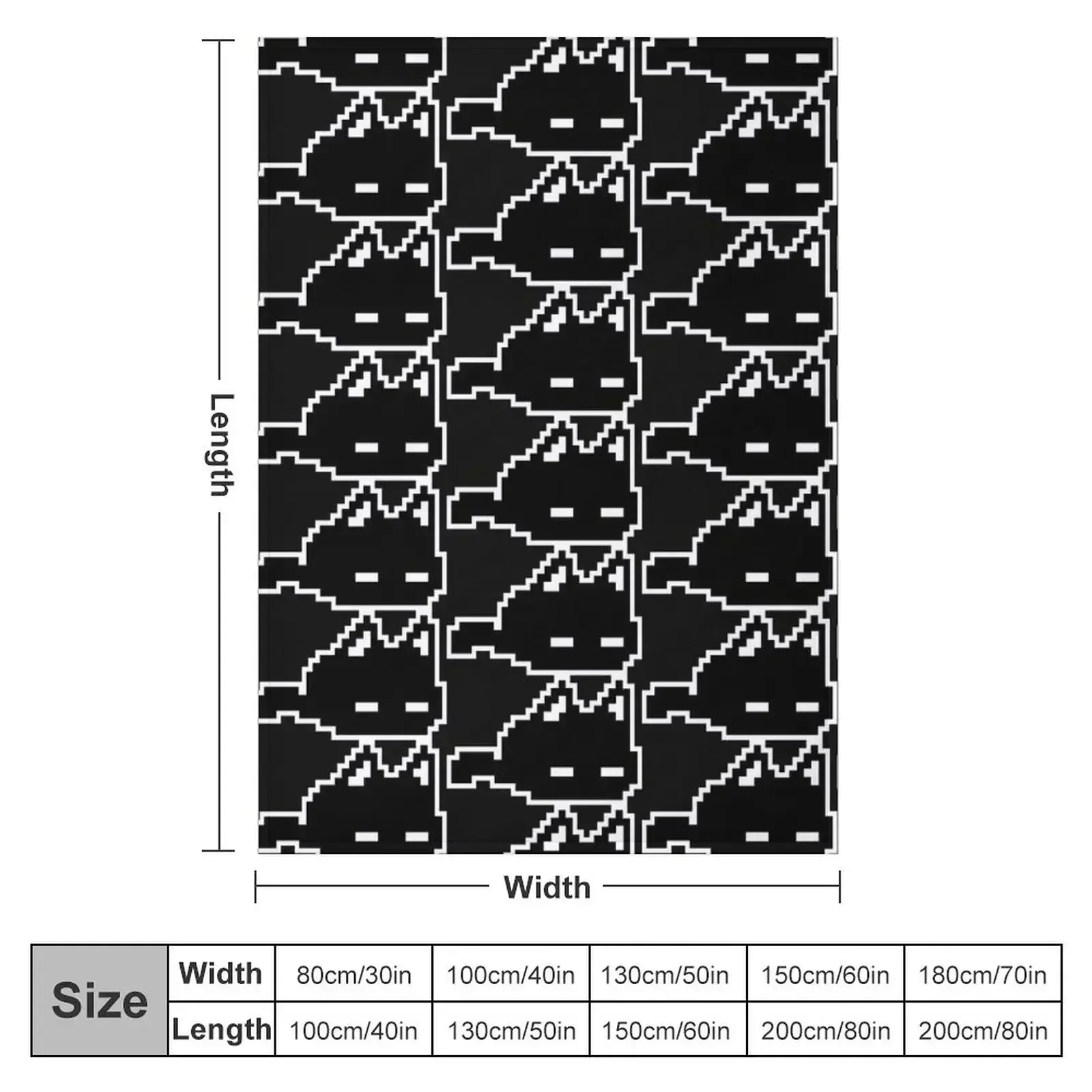 Omori cat mewo Throw Blanket Hairy Heavy Nap Custom Personalized Gift for babies Blankets