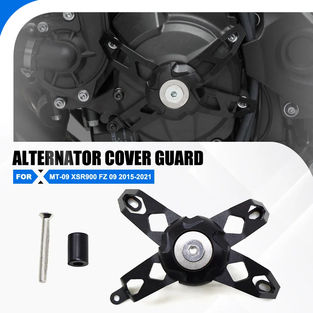 MT09 FZ09 Alternator Guard Engine Protection Cover For YAMAHA MT-09 XSR900 FZ 09 2015 2016 2017 2018 2019 2020 2021