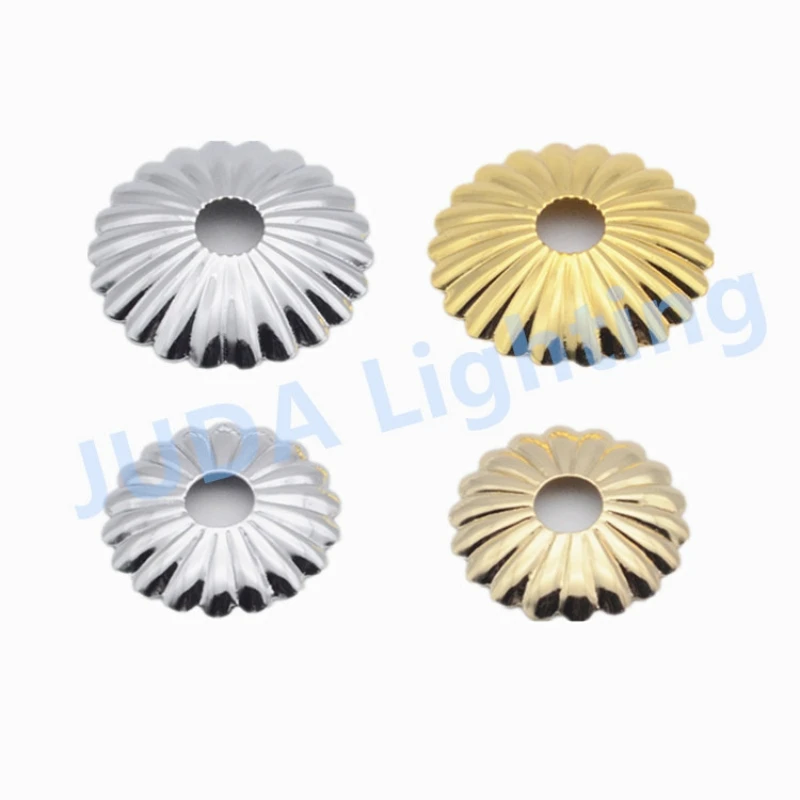 35mm 45mm Metal Cover Cap Iron Hardware Parts Connection Cap Decorative Iron Cap for Chandeliers LED Crystal Light Ceiling Lamps