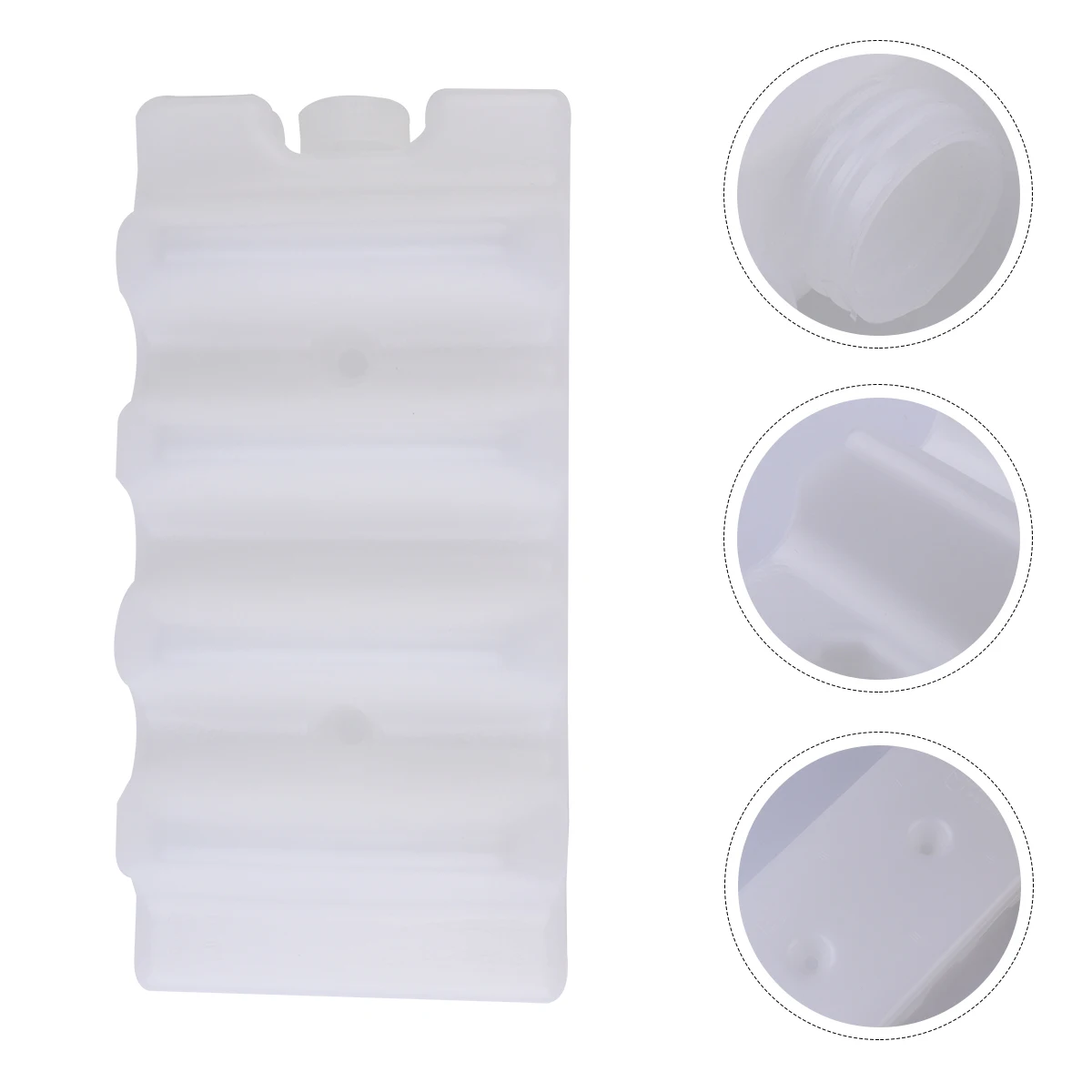 

Breast Milk Cooler Ice Container White Food Storage Containers Leak Proof Packs Long Lasting Travel Camping Picnic Beach