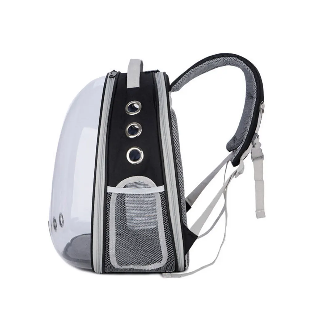 

Рюкзак-переноска для животных в форме космической капсулы, 1 шт., расширяемый, прозрачный, для путешествий на природе, для кошек, легкий, износостойкий, для походов