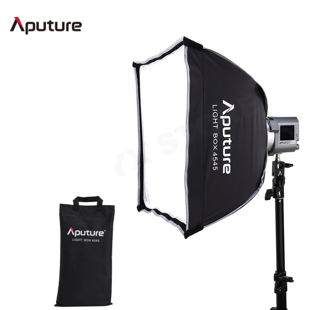 

Aputure Light Box 4545 Square Softbox Portable Softbox Flash Diffuser Bowen Mount for Aputure Amaran cob 60X 200X