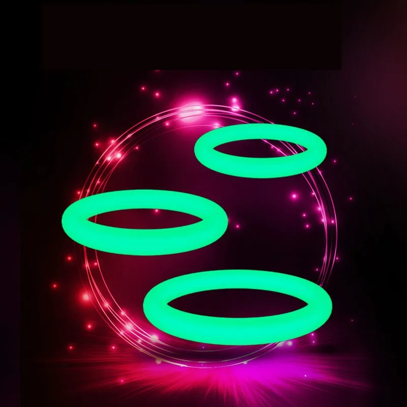Juego de anillos brillantes para pene, anillos para pene de alta elasticidad, entrenador vibrador masculino para retrasar la eyaculación, Juguetes sexuales duraderos para hombres, 3 uds.